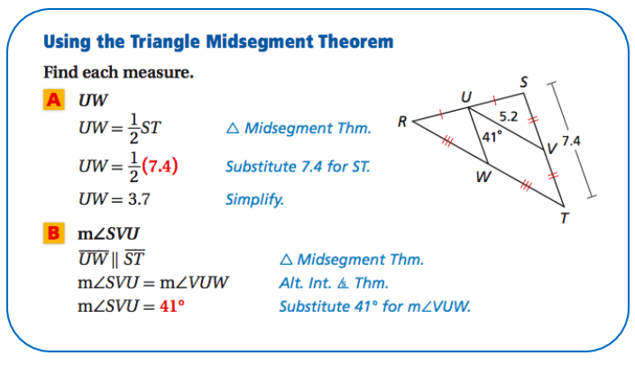 6 Triangle Midsegment Theorem