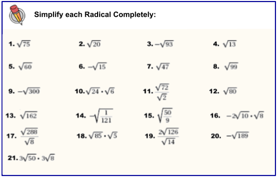 1-irrational-numbers-simplify-radicals